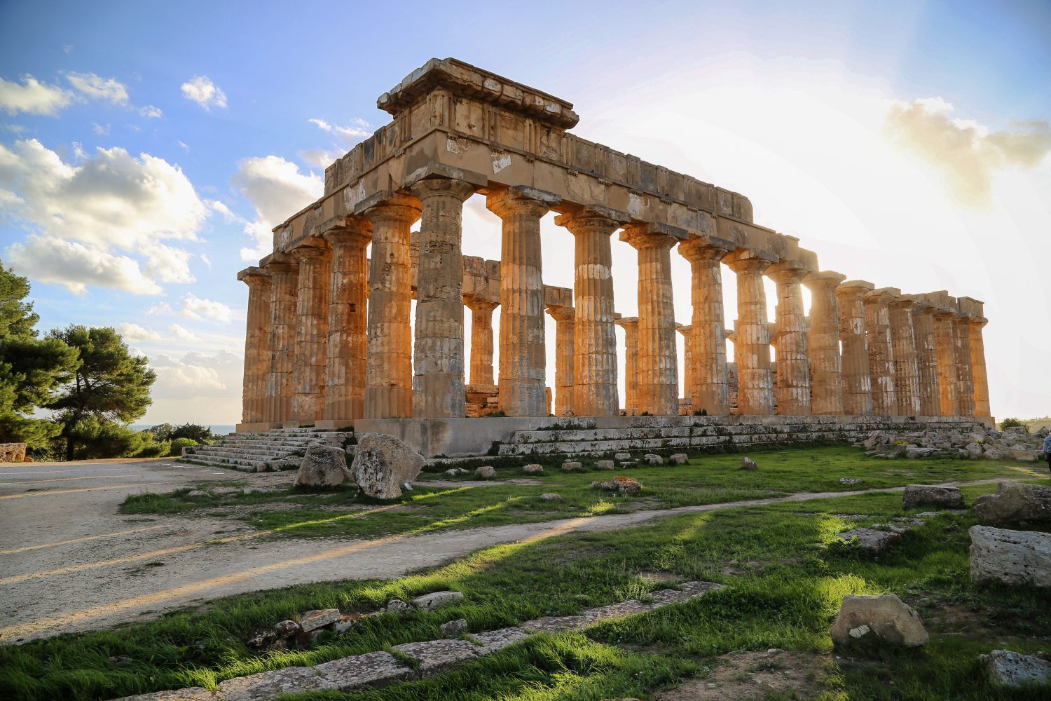 Roman ruins Sicily Ride and Seek