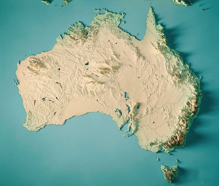 great dividing range map